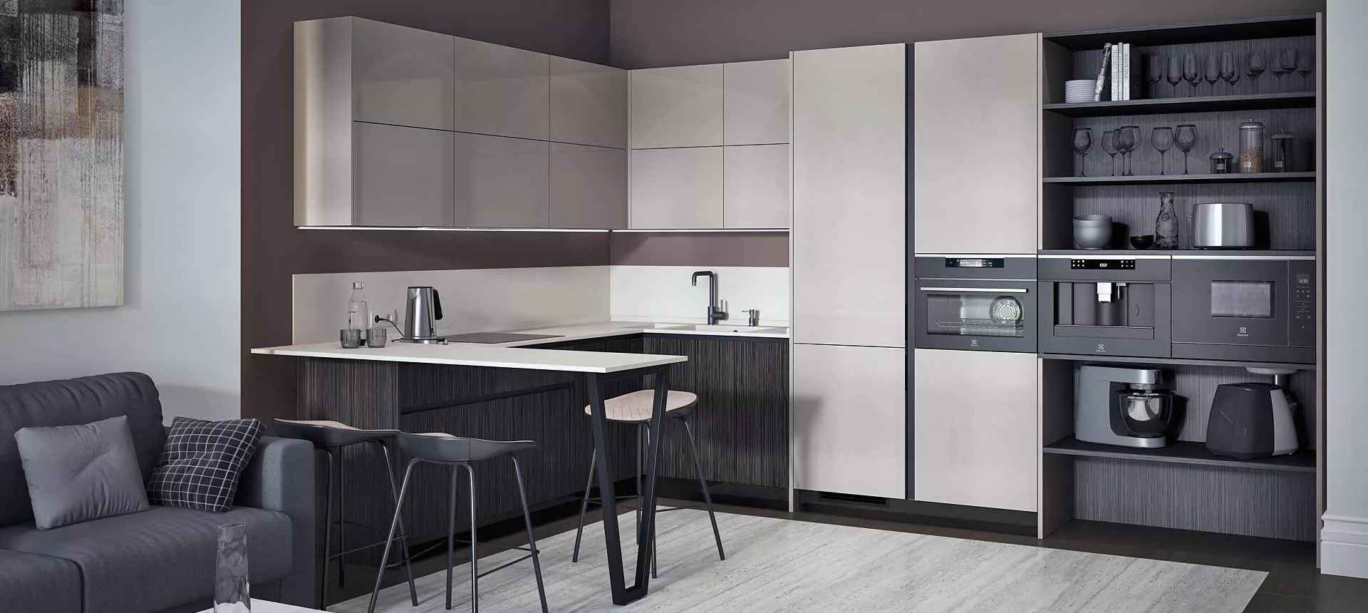 Эбен чёрный / эмаль глянец цвет NCS S 3005-Y80R 